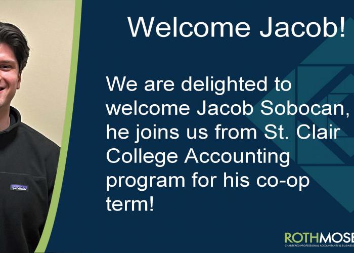 Welcome Jacob!